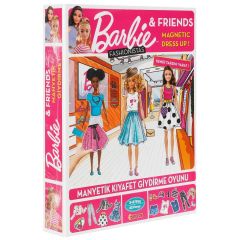 DIYTOY Barbie & Friends Manyetik Giydirme Oyunu – 62 Parça, Kıyafet Kombinleri, 3-8 Yaş Kız Çocuk Oyuncağı