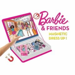 DIYTOY Barbie & Friends Manyetik Giydirme Oyunu – 62 Parça, Kıyafet Kombinleri, 3-8 Yaş Kız Çocuk Oyuncağı