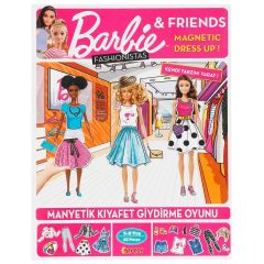 DIYTOY Barbie & Friends Manyetik Giydirme Oyunu – 62 Parça, Kıyafet Kombinleri, 3-8 Yaş Kız Çocuk Oyuncağı