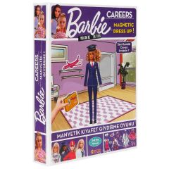 DIYTOY Barbie & Careers Manyetik Giydirme Oyunu – 62 Parça, Kıyafet Kombinleri, 3-8 Yaş Kız Çocuk Oyuncağı(Kopya)