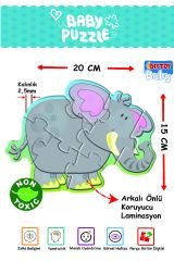 Diytoy Baby Puzzle – Benim İlk Hayvanlar Puzzle’m | Eğitici Yapboz Seti 1-3 Yaş