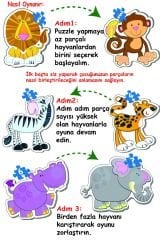Diytoy Baby Puzzle – Benim İlk Hayvanlar Puzzle’m | Eğitici Yapboz Seti 1-3 Yaş