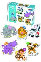 Diytoy Baby Puzzle – Benim İlk Hayvanlar Puzzle’m | Eğitici Yapboz Seti 1-3 Yaş