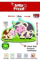 Diytoy Baby Puzzle – Benim İlk Çiftlik Puzzle’m | Eğitici Yapboz Seti 1-3 Yaş