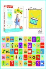 Fisher Price 12-24 Ay Set 3 Bebeğimin İlk Zeka Kartları - 15 Adet Çift Taraflı Renkli ve Eğitici Kartlar