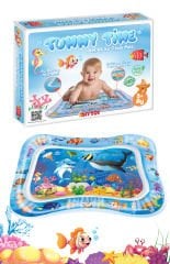 Diytoy Bebek Su Oyun Matı - Tummy Time Karın Üstü Aktivite Zamanı Eğlencesi Şişirilebilen