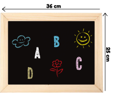 Diytoy Manyetik Çift Taraflı Ahşap Tablet | Eğitici & Eğlenceli