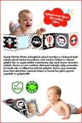Fisher-Price Tummy Time Aynalı Aktivite Kitabı – 11 Yüksek Çözünürlüklü Görsel, Güvenli Ayna, Akordiyon Kitap