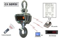 CX 5 Ton Printerli Vinç Baskülü