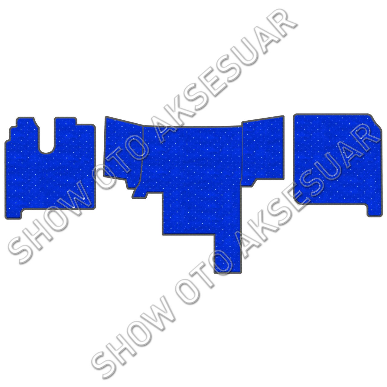 Halı Takımı Mavi  (Bukle) TGA 410-430