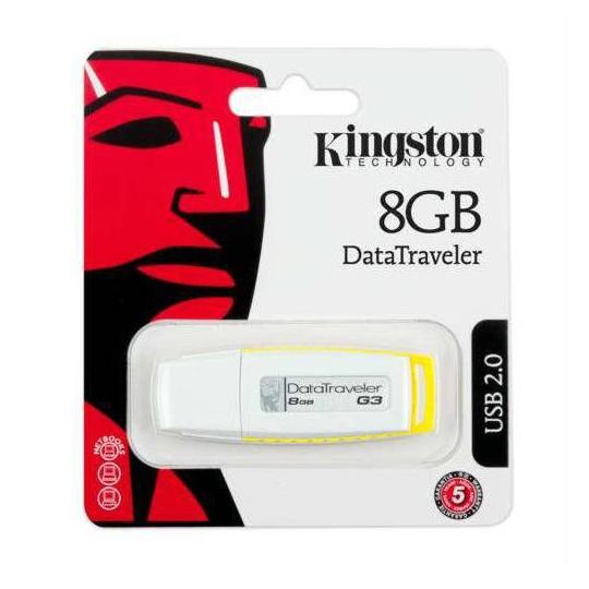 Flaş Bellek USB 8 GB Kingston