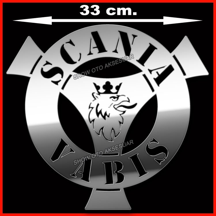 Scanıa Krom Logo Büyük