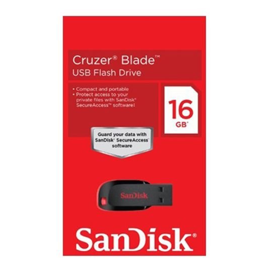 Cruzer Blade USB Flash Drive 16 GB (Sandisk)