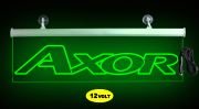 Axor Ön Cam Işıklı Yazı 52 cm Yeşil 12 Volt