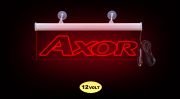 Axor Ön Cam Işıklı Yazı 35 cm Kırmızı 12 Volt