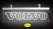 Volvo Ön Cam Işıklı Yazı 52 cm Beyaz 24 volt