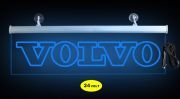 Volvo Ön Cam Işıklı Yazı 52 cm Mavi 24 volt
