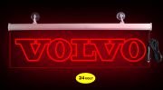 Volvo Ön Cam Işıklı Yazı 52 cm Kırmızı 24 volt