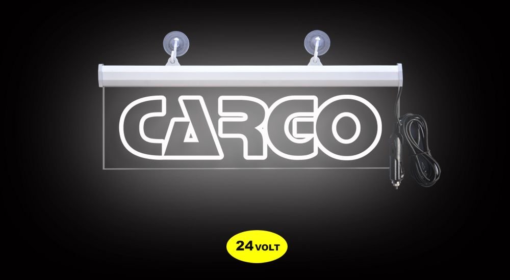 Cargo Ön Cam Işıklı Yazı 35 cm Beyaz 24 volt