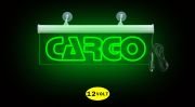 Cargo Ön Cam Işıklı Yazı 35 cm Yeşil 12 volt