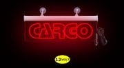 Cargo Ön Cam Işıklı Yazı 35 cm Kırmızı 12 volt