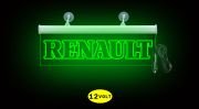 Renault Öncam Işıklı Yazı 35 cm Yeşil 12 volt