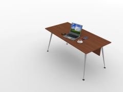 Kenyap 820749 Sera Metal Ayaklı Ofis Masası-160 cm- Tip 3