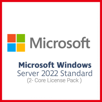 Windows Server 2022 Standard - 2 Core License Pack DG7GMGF0D5RK0004CO
