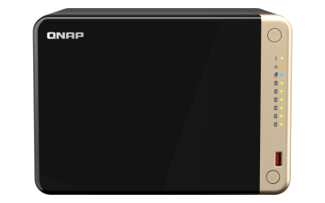 Qnap TS-664 8 GB 8 Yuvalı 250 TB Destekli NAS Depolama Ünitesi