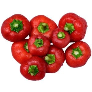 Tatlı kiraz biber tohumu red cherry sweet pepper