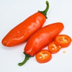 Turuncu jalapeno acı biber tohumu orange spice jalapeno