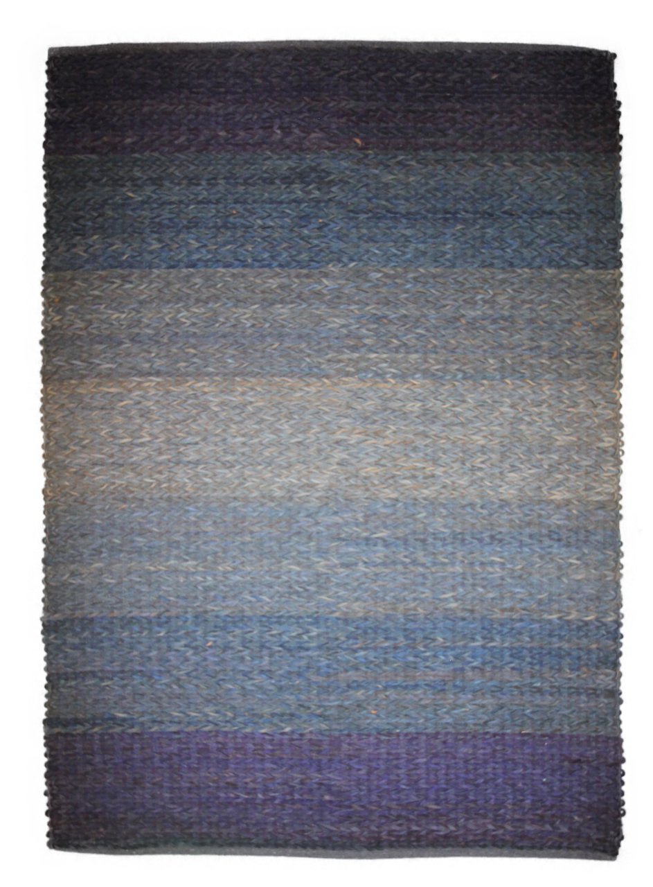 HANDLOOM LEATHER BLUE/RAINBOW- ATA HALI