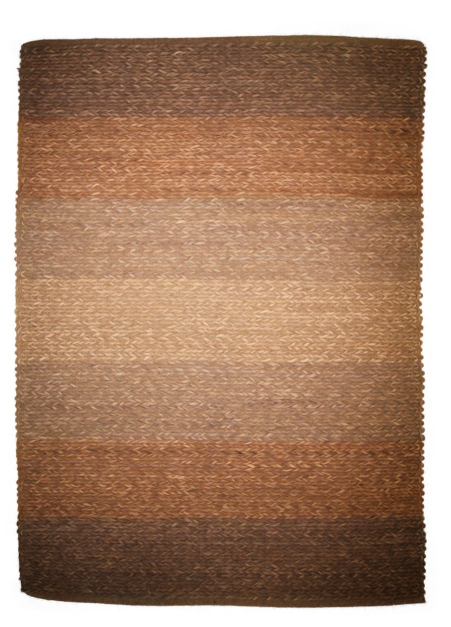 HANDLOOM LEATHER BROWN/RAINBOW- ATA HALI