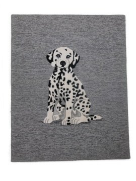 B/W DOG DESİNG-ANİMAL TUFTED CARPET GREY/MULTİ-ATA HALI