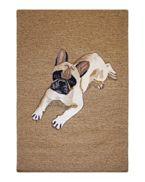 DOG DESİNG-ANİMAL TUFTED CARPET BEİGE/MULTİ-ATA HALI