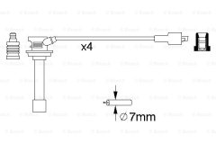0986356810 - Buji Kablosu (Silikon Set) (B810)
