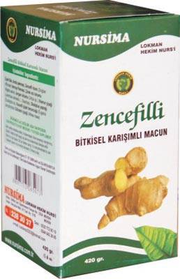 Zencefilli Bitkisel Karışımlı Macun