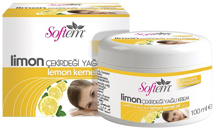 SOFTEM LİMON ÇEKİRDEĞİ YAĞLI KREM 100 ML.