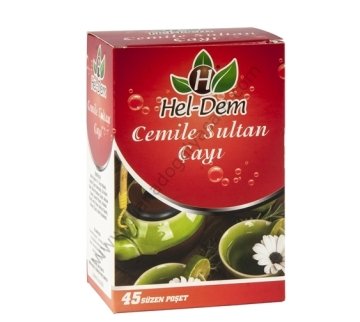 HEL-DEM CEMİLESULTAN BİTKİ KARIŞIMI ÇAY 45 Lİ SÜZEN POŞET