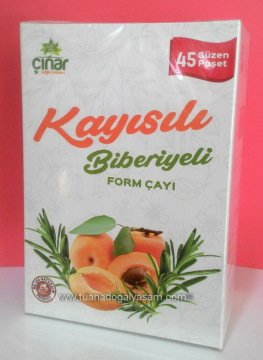 Çınar Kayısılı Biberiyeli Sandalozlu Çay