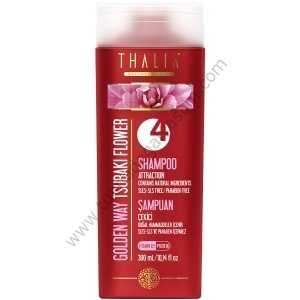 Thalia Golden Way (Japon Gülü Yağlı) Tsubaki Bakım Şampuanı 300 mL / Sles-Sls-Tuz-Paraben İçermez