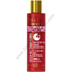 Thalia Golden Way (Japon Gülü Yağlı) Tsubaki Vücut Bakım Kremi 200 mL / Paraben İçermez