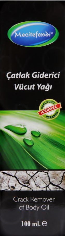 MECİTEFENDİ ÇATLAK GİDERİCİ VÜCUT YAĞI 100 ml