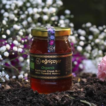 Eğriçayır Organik Polifloralı Çiçek Balı 225 Gr
