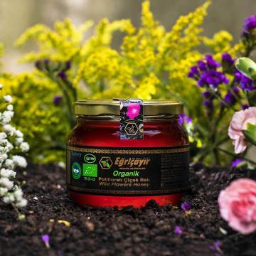 Eğriçayır Organik Polifloralı Çiçek Balı 450 Gr