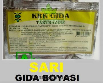 Krk Sarı Gıda Boyası