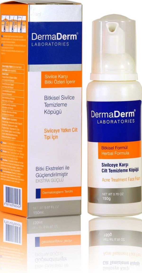 DERMADERM SİCİLCEYE KARŞI CİLT TEMİZLEME KÖPÜĞÜ