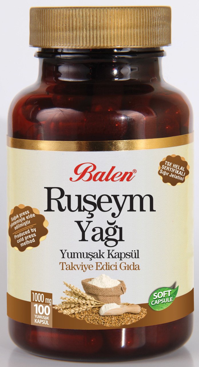 Balen Ruşeym Yağı Yumuşak Kapsül 1000 Mg