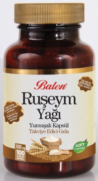 Balen Ruşeym Yağı Yumuşak Kapsül 1000 Mg