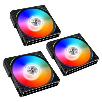 LIAN LI UNI FAN AL120 BLACK 3x120 MM RGB KASA FANI